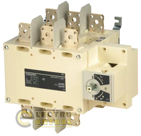 Перемикач навантаження Socomec 41AC3100 SIRCOVER 3x1000А (I-0-II)