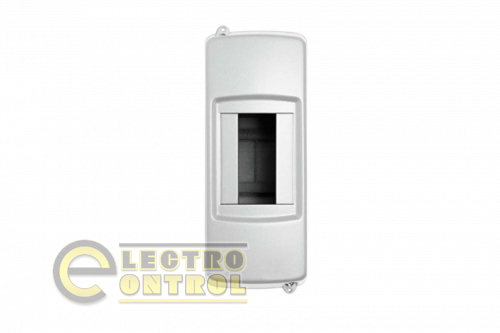 Корпус пластиковий UEC MDK23-N-1-2-20-UEC ЩРН-П-1 2 модулі 1 ряд навісний 54х139х65 IP20