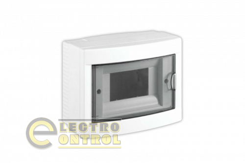 Корпус пластиковый UEC MDK23-N-06-40-UEC ЩРН-П 6 модулей 1 ряд навесной 184х140х100 IP40