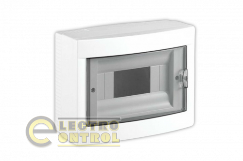 Корпус пластиковий UEC MDK23-N-08-40-UEC ЩРН-П 8 модулів 1 ряд навісний 230х175х100 IP40