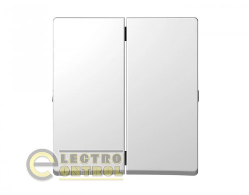 Вимикач 2-клавішний 250V/10A ТЕМ SE50PWXO-U EKONOMIK без рамки білий