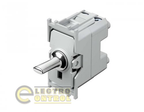 Вимикач кнопковий жалюзевий 1-клавішний 16А ТЕМ SP41PC-U MODUL 1M хром