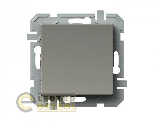 Вимикач кнопковий 250V/10A ТЕМ SQ11TIXO-U LOGIQ титан