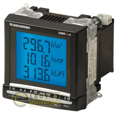 Анализатор сети Socomec 48250404 DIRIS A-41 без RS485 измерение IN вход 1/5A 110-400VAC/120-300VDC Анализатор сети Socomec 48250404 DIRIS A-41 без RS485 измерение IN вход 1/5A 110-400VAC/120-300VDC