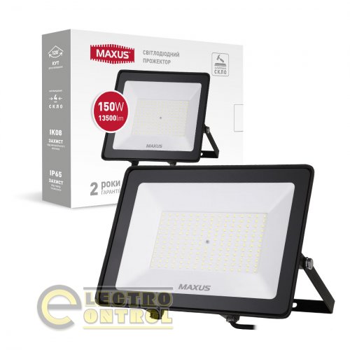 Прожектор светодиодный MAXUS 1-MFL-04-15050 FL-04 150W 5000K IP65