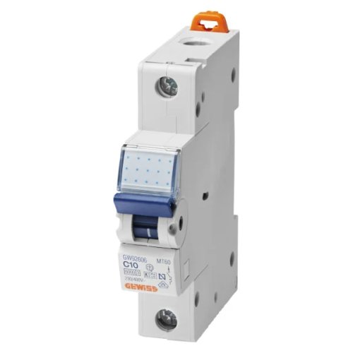 Автоматический выключатель Gewiss GW92606 MT100 1P C 10А 10кA