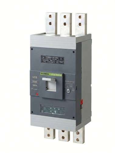 Автоматичний вимикач MCCB Hyundai UCB1600S3PESB0000C01600 UCB 3P 1600A Icu-65kA