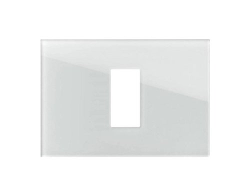 Рамка 1/3М TEM OG13GLM-U MODUL EDGE скло біле