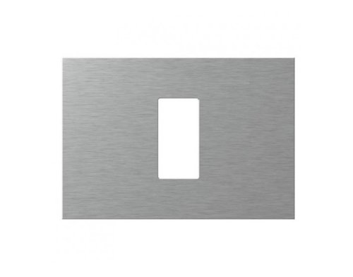 Рамка 1/3М TEM OG13MAM-U MODUL EDGE метал срібний
