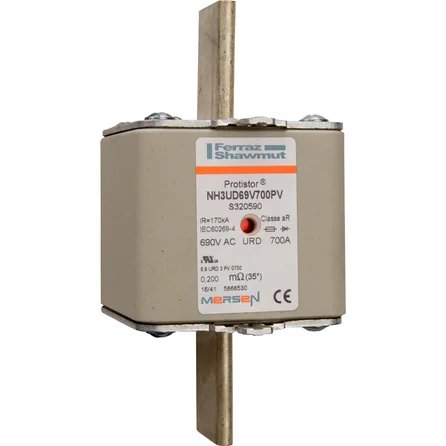 Запобіжник Mersen S320590 NH3 aR 690В 700A AC Запобіжник Mersen S320590 NH3 aR 690В 700A AC