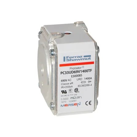 Предохранитель Mersen E300085 Protistor TTF M12 размер 33, aR, 690V AC, 1400A, усиленный