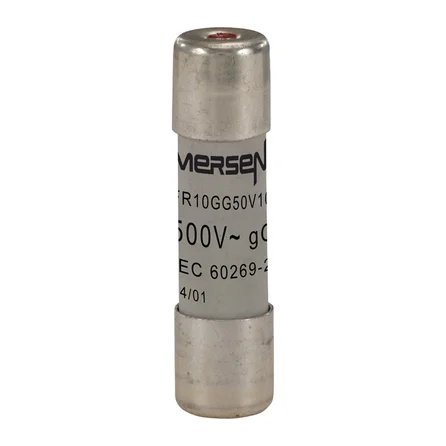 Запобіжник Mersen E222207 10A, 500В AC, gG, 10x38mm, Indicator Запобіжник Mersen E222207 10A, 500В AC, gG, 10x38mm, Indicator