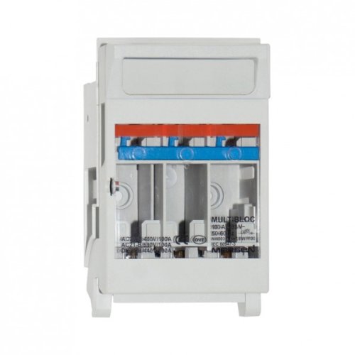 Вимикач-роз'єднувач під запобіжники Mersen J1002118 MULTIBLOC 000 100A 3P щитовий