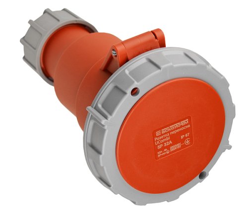 Розетка Аско-Укрем A0080010132 переносная серии UСombi 5P 32A IP67