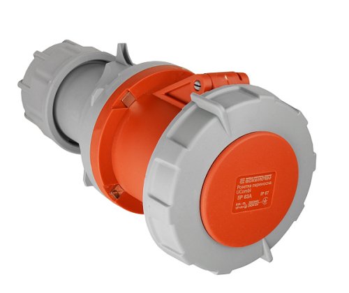 Розетка Аско-Укрем A0080010133 переносна серії UСombi 5P 63A IP67