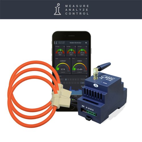 Розумний лічильник електроенергії з WiFi Smart-MAIC D103-R10, трифазний, кільця Роговского, 1000А