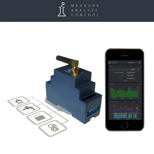 Розумний лічильник імпульсів з WiFi Smart-MAIC D105-12 вода, газ, температура, тиск