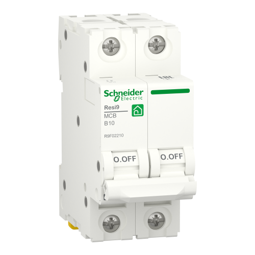 Автоматический выключатель Schneider-Electric R9F02210 RESI9 10А 2P В 6кА