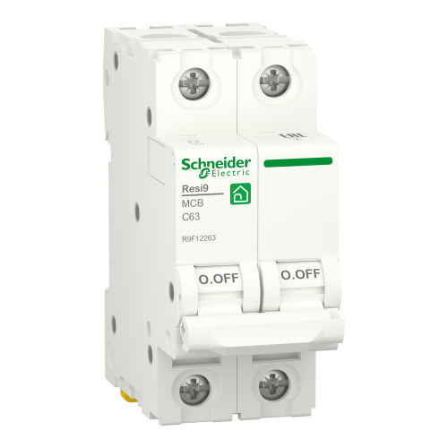 Автоматический выключатель Schneider-Electric R9F12263 RESI9 63А 2P С 6кА