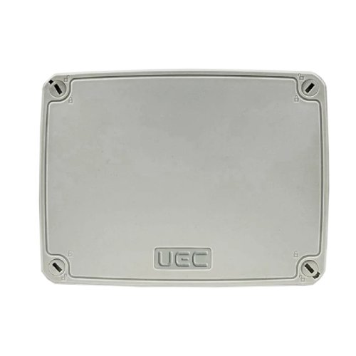 Монтажная коробка UEC JB-146-105-065-F-IP67-GR для открытой установки без отверстий 146х105х65мм IP67 со скобами серая
