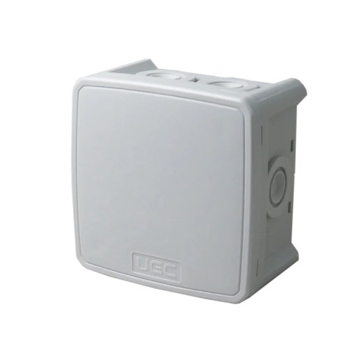 Коробка монтажна UEC JB-075-075-048-GF-IP65-GR для відкритого встановлення75х75х48мм IP65 із скобами сіра