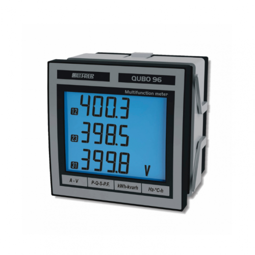 Анализатор сети FRER QUBO L Q96P3L005MCQ2, RS485 Modbus RTU, 400V, 1-5A