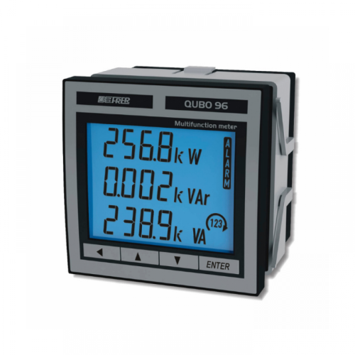 Анализатор сети FRER QUBO H Q96P3H005MCQ2, RS485 Modbus RTU, 400V, 1-5A