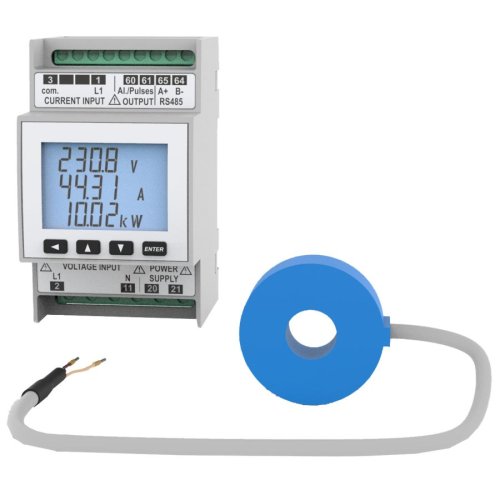 Анализатор сети модульный FRER NANO Q52S3L063MD32, RS485 Modbus RTU, 1-5A