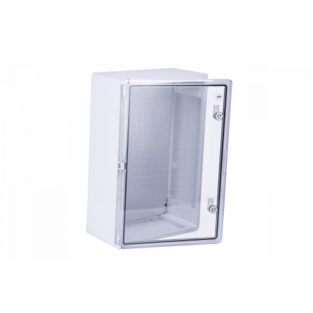 Шкаф ударопрочный из ABS-пластика UEA9029 700х500х250, МП, прозрачная дверь, IP65