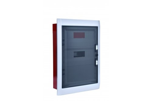 Корпус металлический с пластиковой крышкой 36 мод. WK.0549 встраиваемый, IP40