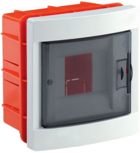 Корпус пластиковый 4 мод. MD9317 встраиваемый, IP40