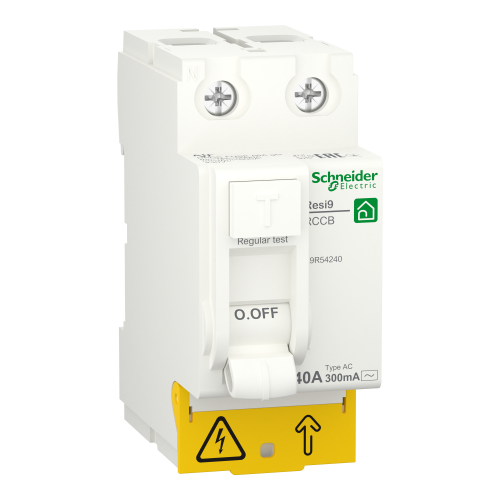 Дифференциальный выключатель нагрузки (УЗО) Schneider-Electric R9R54240 RESI9 40A 300мA 2P тип АС