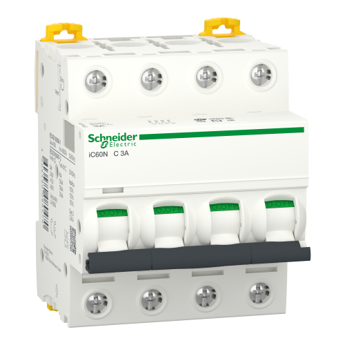Автоматичний вимикач Schneider-Electric A9F74403 iC60N 4P 3A C