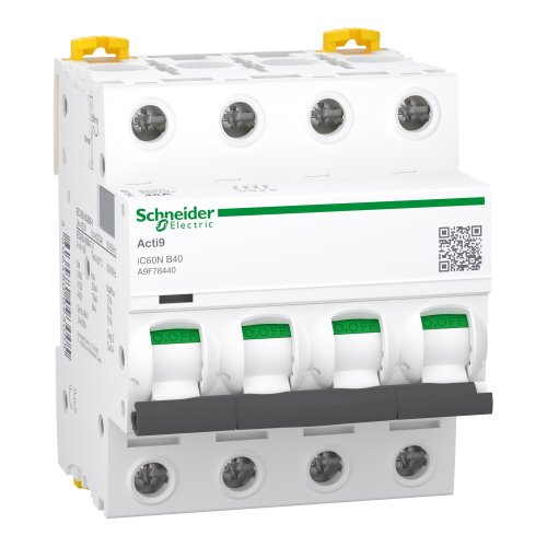 Автоматический выключатель Schneider-Electric A9F78440 iC60N 4P 40A B