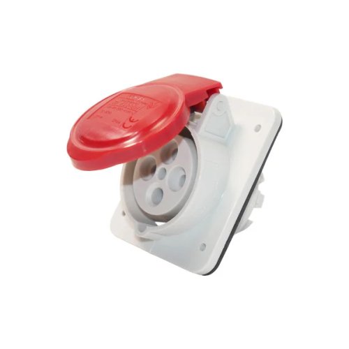 Розетка вбудована Gewiss GW62209H 10° IEC 309 HP IP44 3P+E 16A 400V 6H