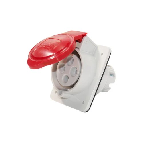 Розетка вбудована Gewiss GW62220H 10° IEC 309 HP IP44 3P+E 32A 400V 6H