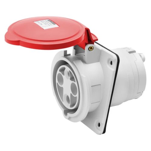 Розетка вбудована Gewiss GW63220H 10° IEC 309 HP IP44 3P+E 63A 400V 6H