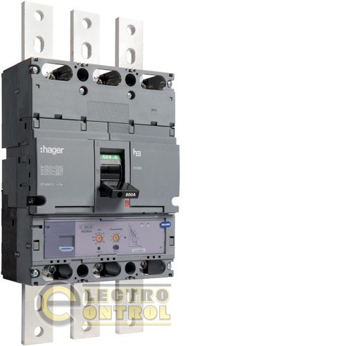 Автоматический выключатель h1000, In = 800А, 3п, 70kA, LSI
