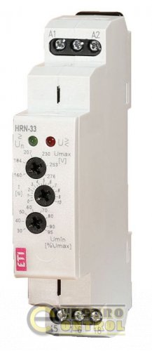 Реле контроля напряжения HRN-33 48-276V AC (1F, 1x16A_AC1) 2470015