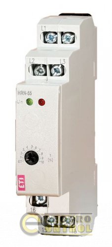 Реле контроля последовательности и обрыва фаз HRN-55 3x400AC (3F, 1x8A_AC1) без нейтрали 2471431