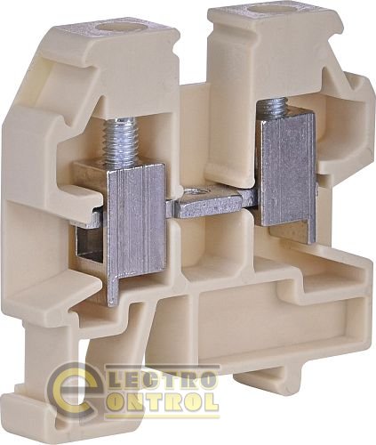 Клемма винтовая  mini VS 2,5 PAM (2,5 mm2_бежевая) 3901420