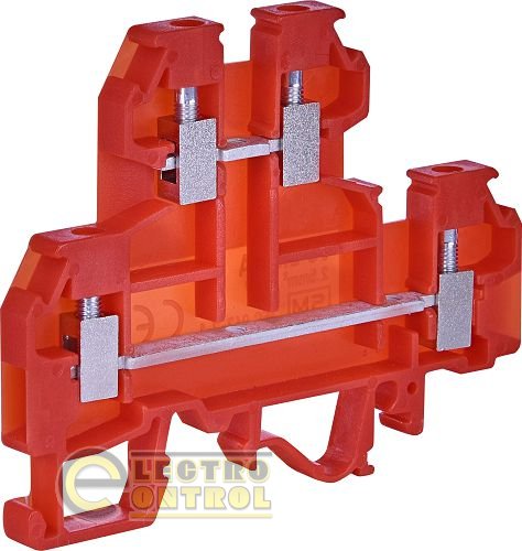 Клемма винтовая-питание двухуровневая  VS 2.5 NA + (2,5 mm2_красная) 3901245 Клемма винтовая-питание двухуровневая  VS 2.5 NA + (2,5 mm2_красная) 3901245