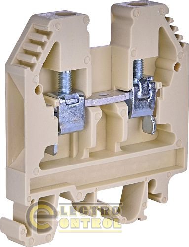 Клемма винтовая  VS 6 PA (6 mm2_бежевая) 3901068