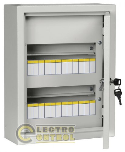 TITAN 3 Корпус метал. ЩРн-24 (395х310х120мм) IP31 білий IEK