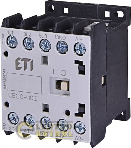 Контактор миниатюрный CEC 09.PR 24V DC (9A; 4kW; AC3) 4р (2н.о.+2н.з.) 4641215