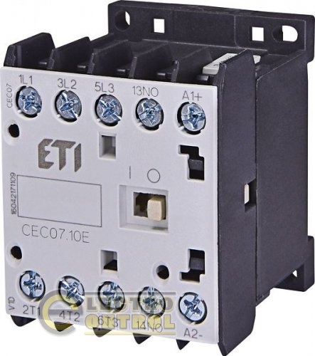 Контактор мініатюрний CEC 07.10 400V AC (7A; 3kW; AC3) 4641055