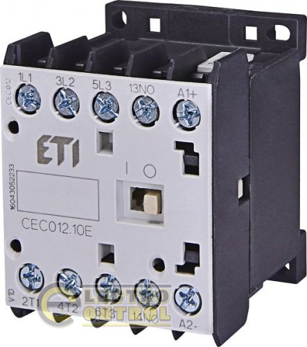 Контактор миниатюрный CEC 12.10-24V-50/60Hz (12A; 5,5kW; AC3) 4641074