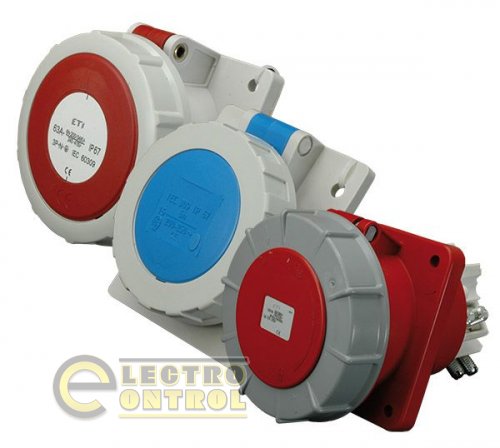 Розетка вбудовується EEH-12553 IP67 (125A, 400V, 3P+N+PE) 4482091