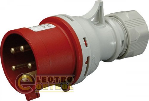 Вилка кабельная с реверсом фаз EVO-1653 IP44 (16A, 400V, 3P+N+PE) 4482022