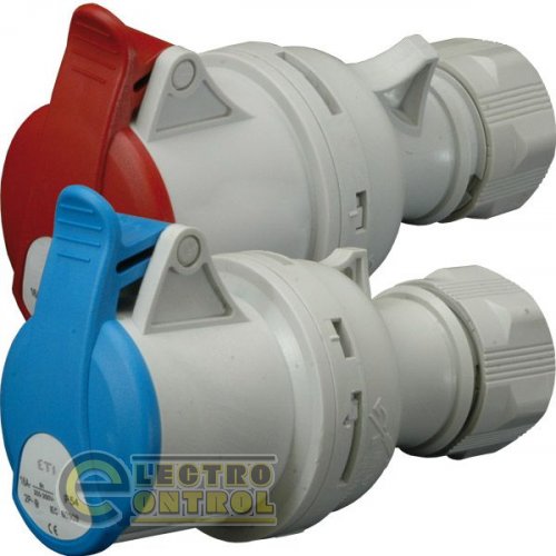 Розетка кабельна ES-1643 IP44 (16A, 400V, 3P+PE) 4482001